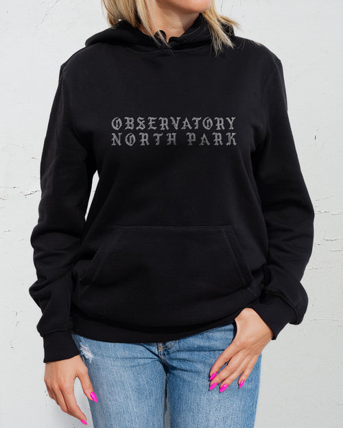 Black Mic Pullover Hoodie