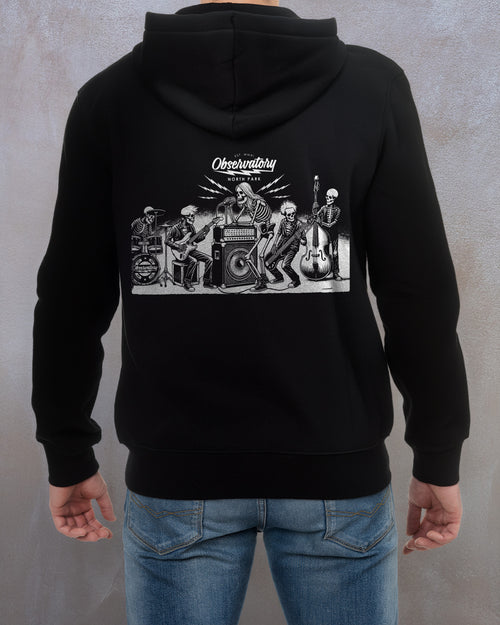 Band Zip Up Sweater